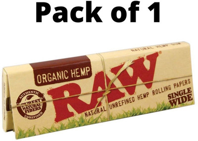 RAW ORGANIC Rolling Paper(Pack of 1)