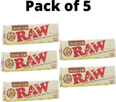 RAW ORGANIC Rolling Paper(Pack of 5)