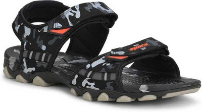 Sparx SS 467 Men Sandals(Black, Black , 10)