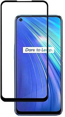 Vastu Art Edge To Edge Tempered Glass for Realme 6(Pack of 1)
