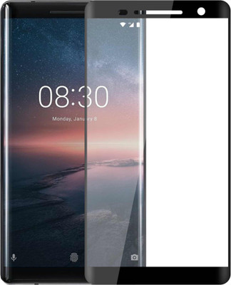 CASE CREATION Edge To Edge Tempered Glass for Nokia 8 Sirocco (New Launch 2018)(Pack of 1)
