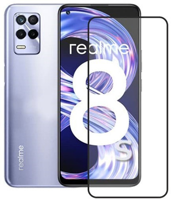 INFINITYWORLD Edge To Edge Tempered Glass for Realme 8s 5G(Pack of 1)