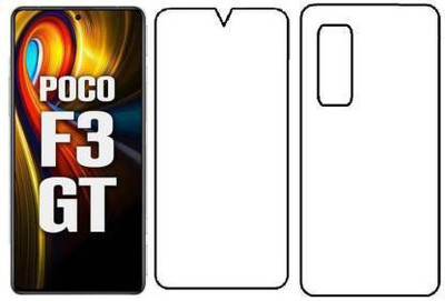 Firstkart Front and Back Tempered Glass for Poco F3 GT(Pack of 2)