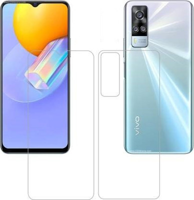 Firstkart Front and Back Tempered Glass for Vivo Y53s(Pack of 2)