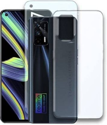 SOLIVAGANT Front and Back Tempered Glass for Realme GT(Pack of 2)