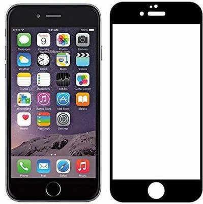 SSENTERPRISES Edge To Edge Tempered Glass for Apple iphone 6/6s Full screen coverage 11D(Pack of 1)