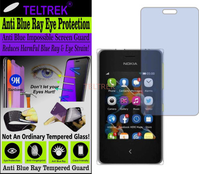 TELTREK Tempered Glass Guard for NOKIA ASHA 500 DUAL SIM (Impossible UV AntiBlue Light)(Pack of 1)