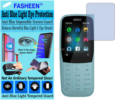 Fasheen Tempered Glass Guard for NOKIA 220 DUAL SIM (Impossible UV AntiBlue Light)(Pack of 1)