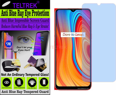 TELTREK Tempered Glass Guard for REALME C3I (Impossible UV AntiBlue Light)(Pack of 1)