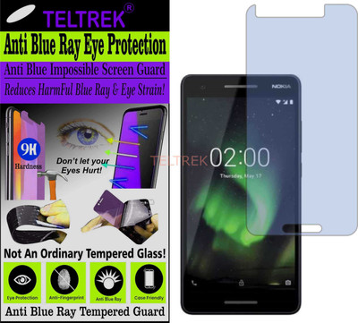 TELTREK Tempered Glass Guard for NOKIA 2.1 2018 (Impossible UV AntiBlue Light)(Pack of 1)