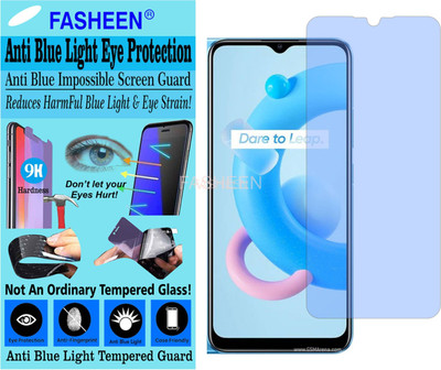 Fasheen Tempered Glass Guard for REALME C20 A (Impossible UV AntiBlue Light)(Pack of 1)