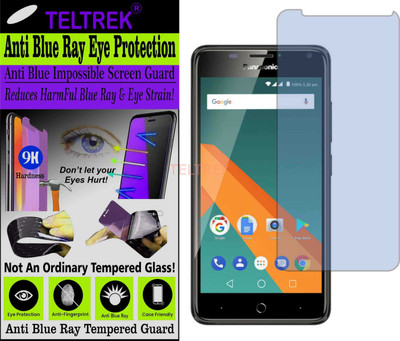TELTREK Tempered Glass Guard for PANASONIC P9 (Impossible UV AntiBlue Light)(Pack of 1)