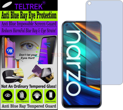 TELTREK Tempered Glass Guard for RMX2161 (REALME NARZO 20 PRO) (Impossible UV AntiBlue Light)(Pack of 1)