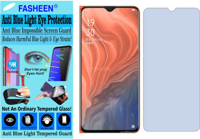 Fasheen Tempered Glass Guard for OPPO RENO Z HELIO P90 (Impossible UV AntiBlue Light)(Pack of 1)