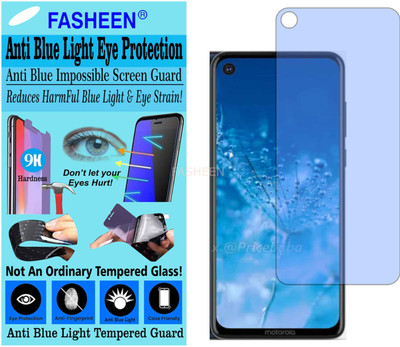 Fasheen Tempered Glass Guard for MOTOROLA MOTO P40 POWER (Impossible UV AntiBlue Light)(Pack of 1)