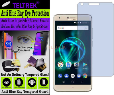 TELTREK Tempered Glass Guard for PANASONIC P55 MAX (Impossible UV AntiBlue)(Pack of 1)