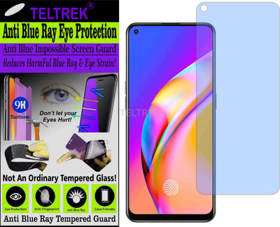TELTREK Tempered Glass Guard for OPPO F19 PRO PLUS (Impossible UV AntiBlue Light)(Pack of 1)