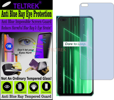 TELTREK Tempered Glass Guard for REALME X50 5G MASTER EDITION (Impossible UV AntiBlue Light)(Pack of 1)