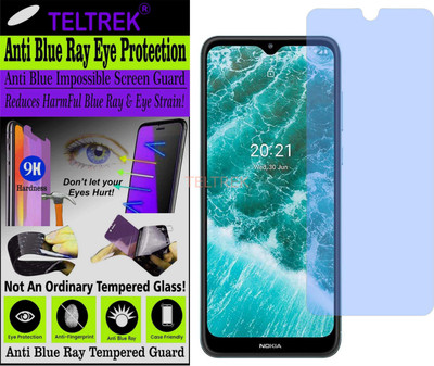 TELTREK Tempered Glass Guard for NOKIA C30 (Impossible UV AntiBlue Light)(Pack of 1)