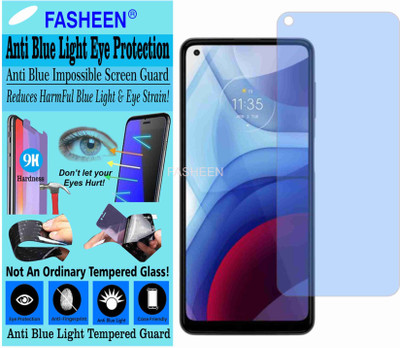 Fasheen Tempered Glass Guard for MOTOROLA MOTO G STYLUS (2021) (Impossible UV AntiBlue Light)(Pack of 1)