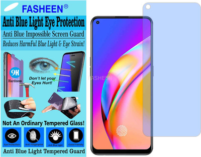 Fasheen Tempered Glass Guard for OPPO F19 PRO (CPH2285) (Impossible UV AntiBlue Light)(Pack of 1)