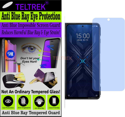 TELTREK Tempered Glass Guard for MI BLACK SHARK 4 PRO (Impossible UV AntiBlue Light)(Pack of 1)