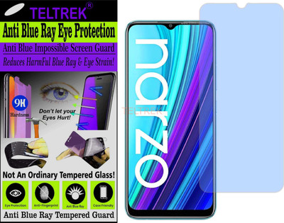 TELTREK Tempered Glass Guard for REALME NARZO 30A (Impossible UV AntiBlue Light)(Pack of 1)