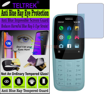 TELTREK Tempered Glass Guard for NOKIA 220 DUAL SIM (Impossible UV AntiBlue Light)(Pack of 1)