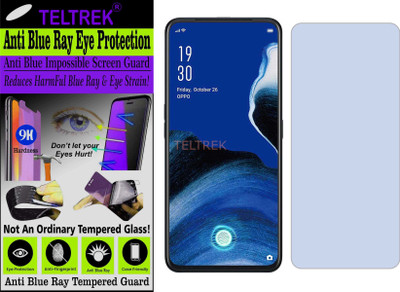 TELTREK Tempered Glass Guard for OPPO RENO2 Z (Impossible UV AntiBlue Light)(Pack of 1)