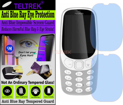 TELTREK Tempered Glass Guard for NOKIA 3310 DS (Impossible UV AntiBlue Light)(Pack of 1)