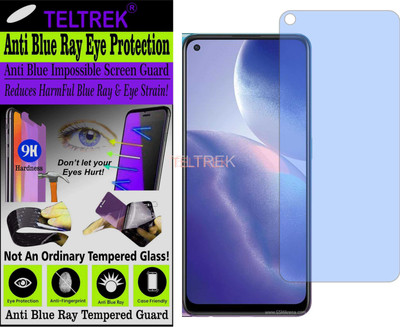 TELTREK Tempered Glass Guard for OPPO RENO5 Z 5G (Impossible UV AntiBlue Light)(Pack of 1)