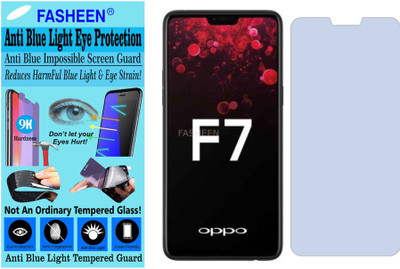 Fasheen Tempered Glass Guard for OPPO F7 (Impossible UV AntiBlue Light)(Pack of 1)