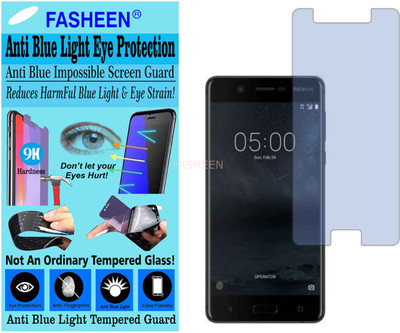 Fasheen Tempered Glass Guard for NOKIA TA-1053 (NOKIA 5) (Impossible UV AntiBlue Light)(Pack of 1)