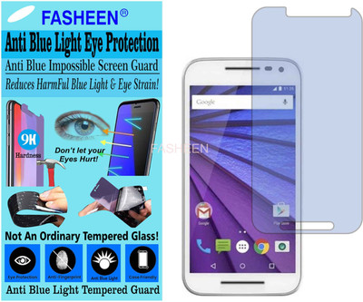 Fasheen Tempered Glass Guard for MOTOROLA G TURBO (Impossible UV AntiBlue Light)(Pack of 1)