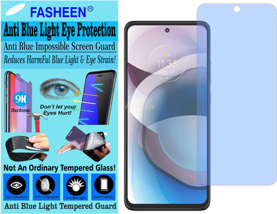 Fasheen Tempered Glass Guard for MOTOROLA MOTO ONE 5G ACE (Impossible UV AntiBlue Light)(Pack of 1)