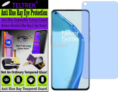 TELTREK Tempered Glass Guard for ONE PLUS 9 (Impossible UV AntiBlue Light)(Pack of 1)