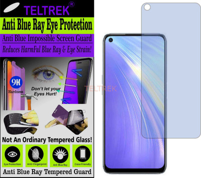 TELTREK Tempered Glass Guard for RMX2001(REALME 6) (Impossible UV AntiBlue Light)(Pack of 1)