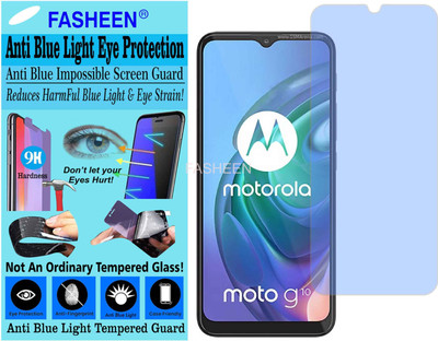 Fasheen Tempered Glass Guard for MOTOROLA G10 POWER (Impossible UV AntiBlue Light)(Pack of 1)