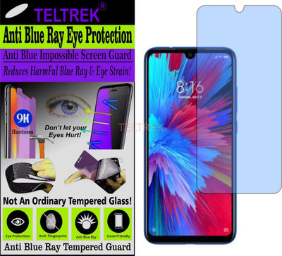 TELTREK Tempered Glass Guard for MI NOTE 7S (Impossible UV AntiBlue Light)(Pack of 1)
