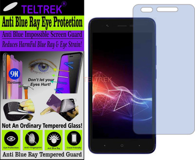 TELTREK Tempered Glass Guard for PANASONIC P91 (Impossible UV AntiBlue Light)(Pack of 1)