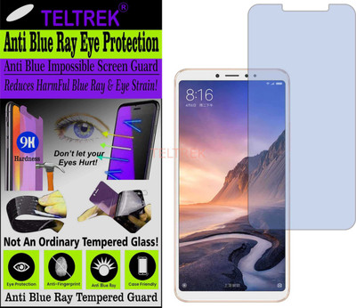 TELTREK Tempered Glass Guard for MI MAX 3 (Impossible UV AntiBlue Light)(Pack of 1)