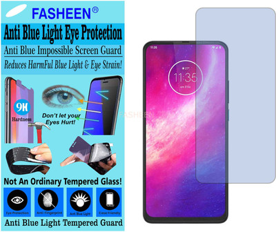 Fasheen Tempered Glass Guard for MOTOROLA ONE HYPER (Impossible UV AntiBlue Light)(Pack of 1)
