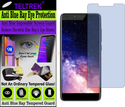 TELTREK Tempered Glass Guard for PANASONIC ELUGA I7 ENTERPRISE (Impossible UV AntiBlue Light)(Pack of 1)