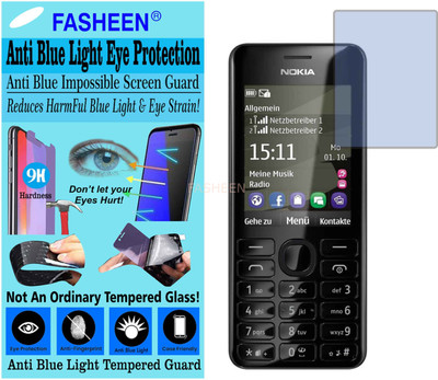 Fasheen Tempered Glass Guard for NOKIA A206 (Impossible UV AntiBlue Light)(Pack of 1)