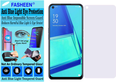 Fasheen Tempered Glass Guard for OPPO CPH2061 (A52) (Impossible UV AntiBlue Light)(Pack of 1)