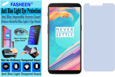Fasheen Tempered Glass Guard for ONE PLUS 5T (Impossible UV AntiBlue Light)(Pack of 1)