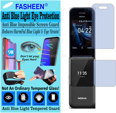 Fasheen Tempered Glass Guard for NOKIA 2720 2019 (Impossible UV AntiBlue Light)(Pack of 1)