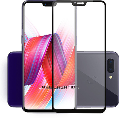 CASE CREATION Edge To Edge Tempered Glass for OPPO F7(Pack of 1)