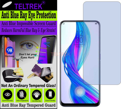 TELTREK Tempered Glass Guard for REALME X (RMX-1901) (Impossible UV AntiBlue Light)(Pack of 1)