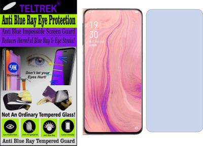 TELTREK Tempered Glass Guard for OPPO RENO 10X ZOOM EDITION (Impossible UV AntiBlue Light)(Pack of 1)